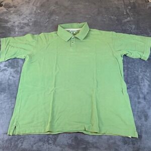 Columbia Sportswear Polo Shirt Green Golf Casual Short Sleeve Mens Large